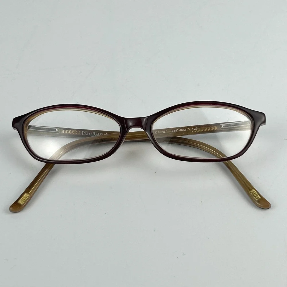 Polo Ralph Lauren‎ PP8501 Kids Eyeglasses Frame Brown Full Rim 46-13-125mm